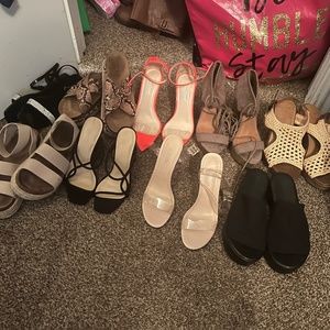 Shoes(sandals and heels)